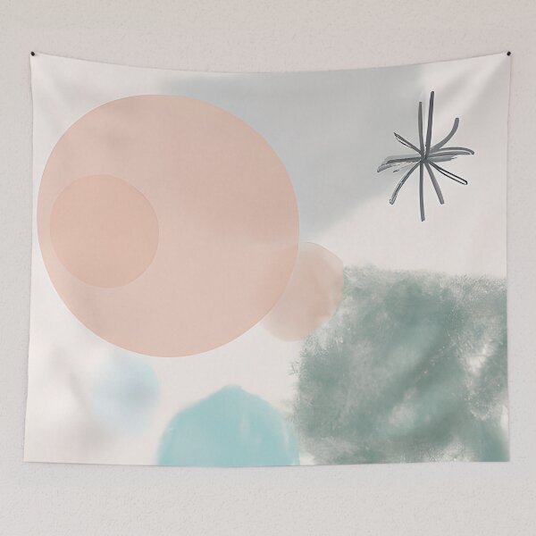 Item preview, Minimalist muted tones planets designed and sold by ibelieveimages.