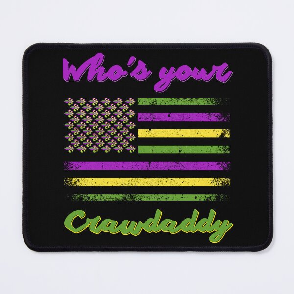 Item preview, Whos Your Crawdaddy Crawfish Jester Beads Funny Mardi Gras T-Shirt designed and sold by Modern Outlet ⭐⭐⭐⭐⭐.