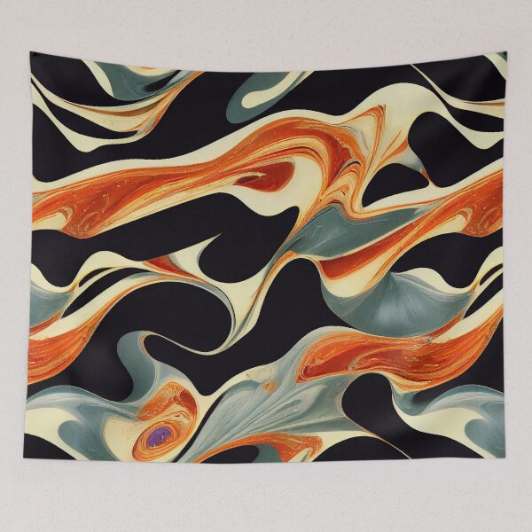Item preview, Colorful marbling designed and sold by folskullyz.