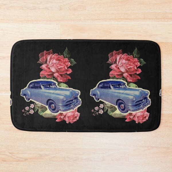 Item preview, classic car & Roses Collage designed and sold by TypeWrite.