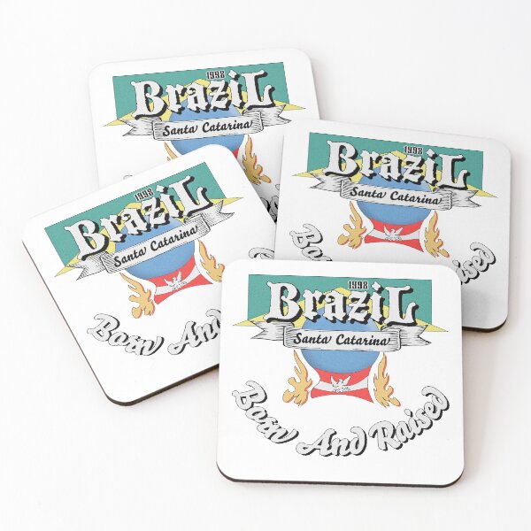 Item preview, Vintage Brazilian Flag Santa Catarina Retro Style Design designed and sold by CALIY STORE.