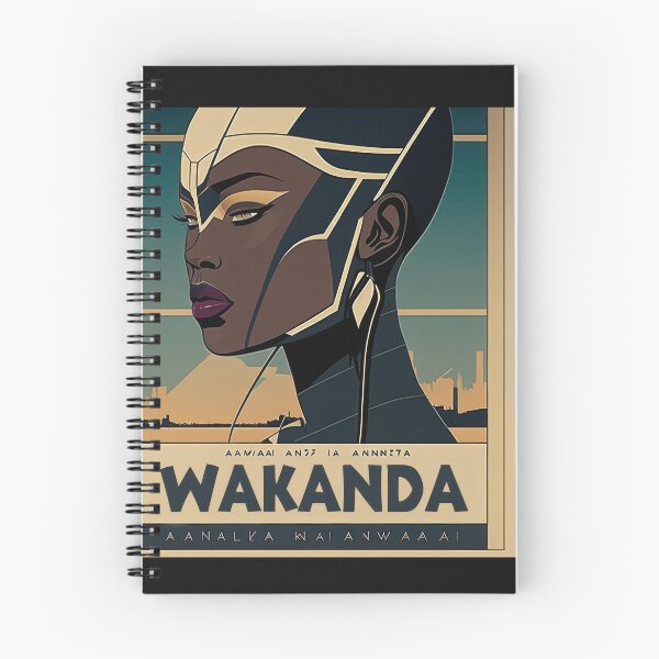 Item preview, Wakanda Vintage style Movie places Travel Poster Print designed and sold by 3 CITIES.
