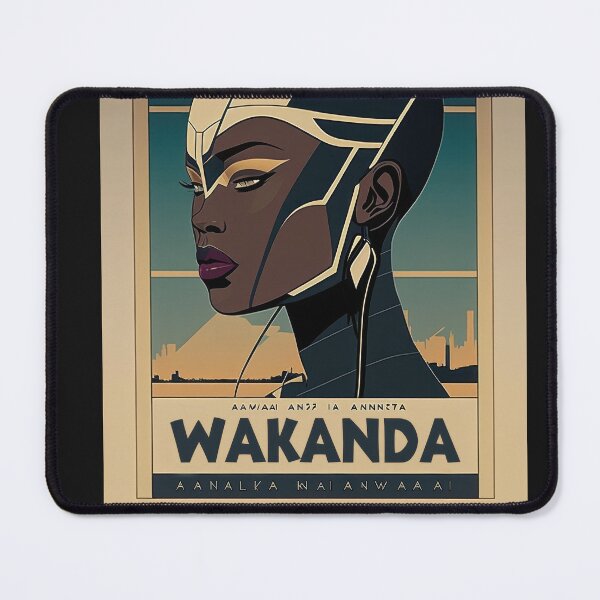Item preview, Wakanda Vintage style Movie places Travel Poster Print designed and sold by 3 CITIES.