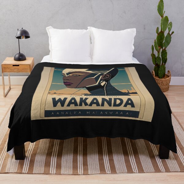 Item preview, Wakanda Vintage style Movie places Travel Poster Print designed and sold by 3 CITIES.