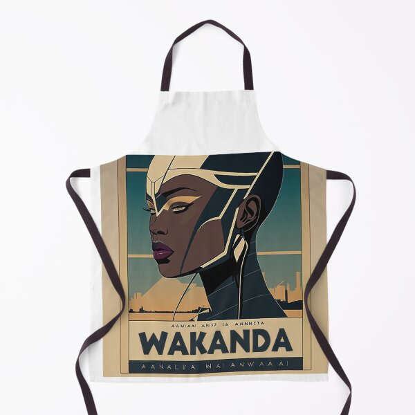 Item preview, Wakanda Vintage style Movie places Travel Poster Print designed and sold by 3 CITIES.