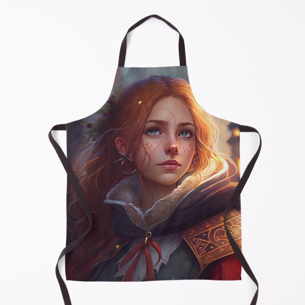 Artikelvorschau, Anime Rothaarige Frau Anime-Stil entworfen und verkauft von unrealartwork.