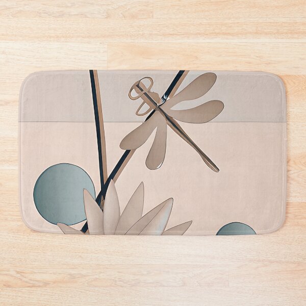 Item preview, Abstract lotus and dragonfly designed and sold by ibelieveimages.