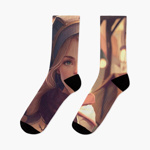 Item preview, Beautiful Swedish Woman Anime Style Illustration designed and sold by unrealartwork.