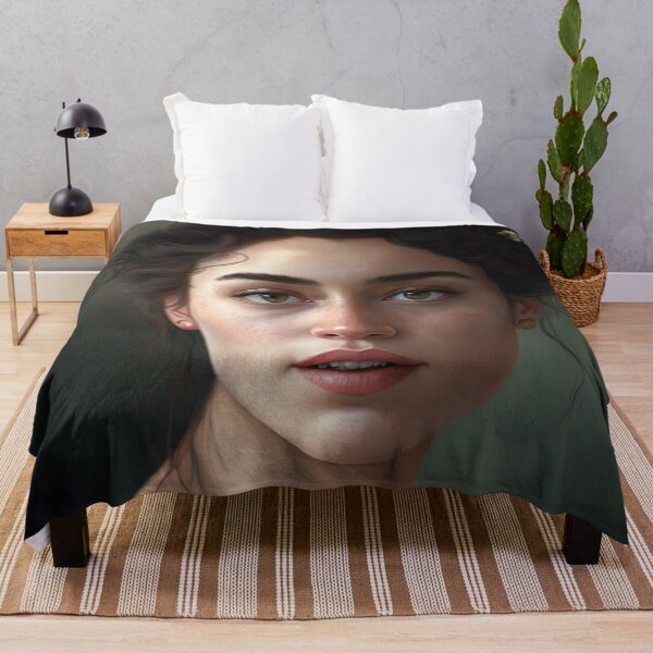 Item preview, French Woman Portrait Illustration designed and sold by unrealartwork.