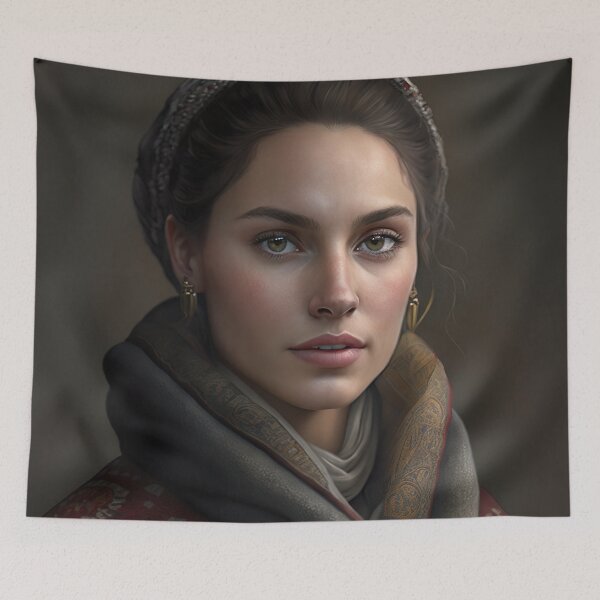 Item preview, Beautiful Portrait of Ukrainian Women designed and sold by unrealartwork.