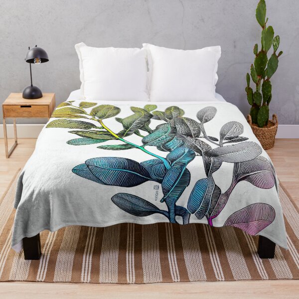 Item preview, Colorful ZZ Plant Drawing Illustration designed and sold by unrealartwork.