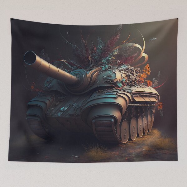 Item preview, Virtual Warfare: A Digital Art Piece of a Tank designed and sold by BIBIHOX.