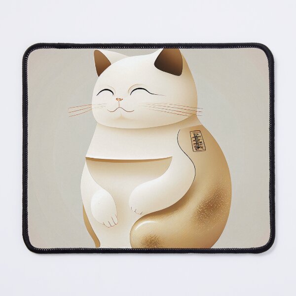 Item preview, Japanese Lucky Cat Gold designed and sold by unrealartwork.