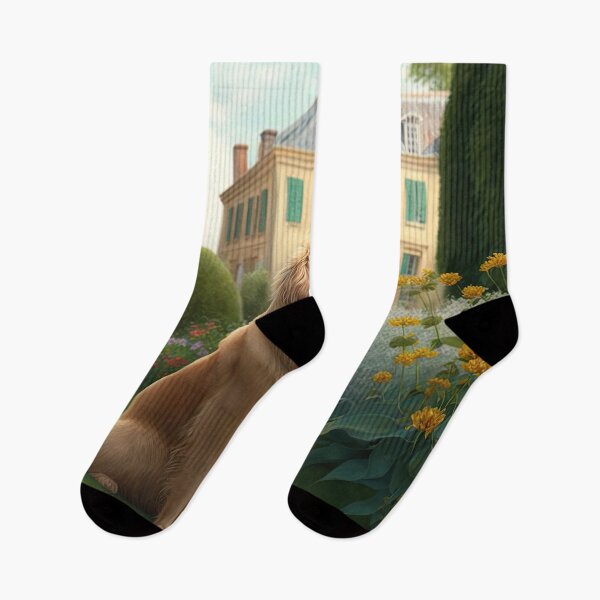 Item preview, Golde Retriever in French Garden designed and sold by unrealartwork.