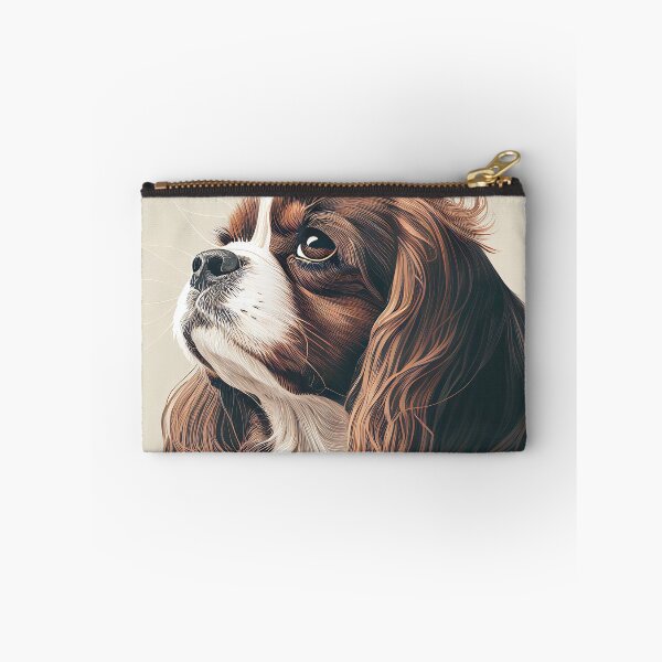 Item preview, Cavalier King Dog Portrait Illustration designed and sold by unrealartwork.