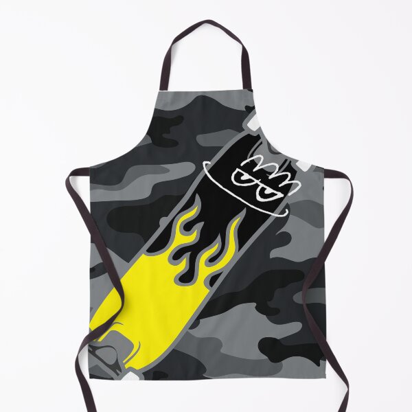 Item preview, Smirk Black Camouflage Flame Skateboard designed and sold by efoze.