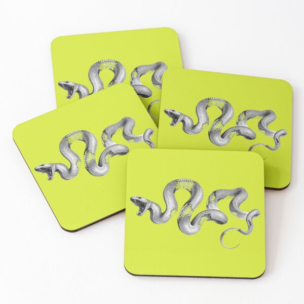 Item preview, Snake and Bones - on Super Yellow designed and sold by boltjesdesign.