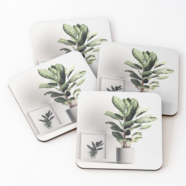 Item preview, Realistic Colorful ZZ Plant Drawing Illustration designed and sold by unrealartwork.