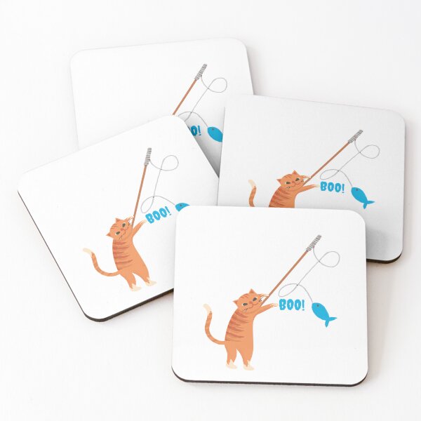 Item preview,  cat catching a fish designed and sold by CCRR7.