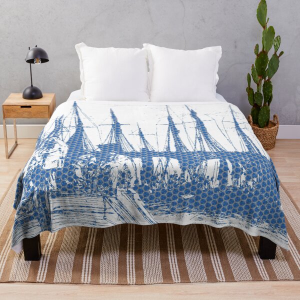 Item preview, Billingsgate by James McNeill Whistler Polka Hexagonal Honeycomb Fill designed and sold by pelagio.
