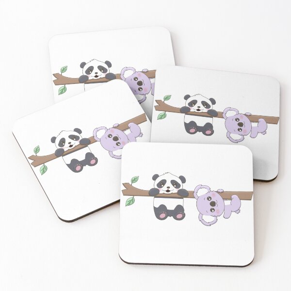 Item preview, Koala and panda friends  designed and sold by Dellys-doodles.