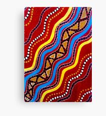 Koori Lines Canvas Print