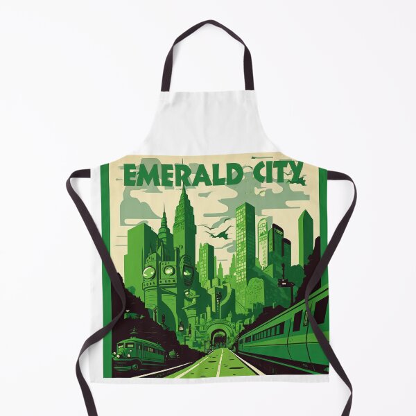Item preview, Emerald City Vintage style Movie places Travel Poster Print designed and sold by Charlies-Artbox.