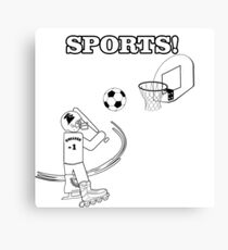 All In One Sports Canvas Print
