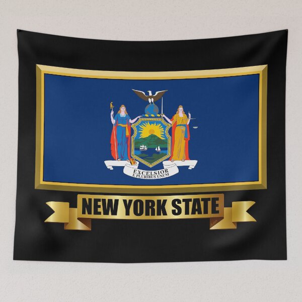 Item preview, NEW YORK STATE Flag Gifts, Stickers, Masks & Products (N) designed and sold by mpodger.