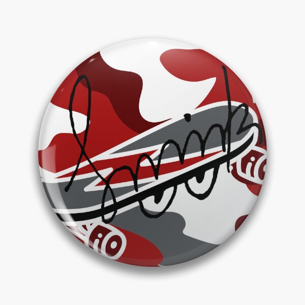 Item preview, Smirk Red Camouflage Skateboard designed and sold by efoze.