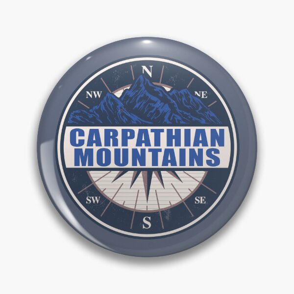 Item preview, Carpathian Mountains Vintage Mountain Hiking Design designed and sold by CynthiaGraphics.