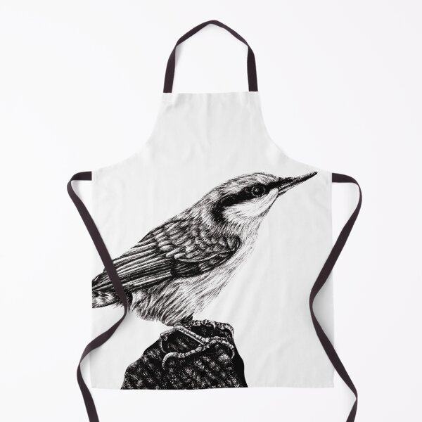 Item preview, Eurasian nuthatch illustration designed and sold by LorenDowding.