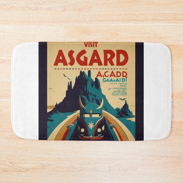 Item preview, Asgard Vintage style Movie places Travel Poster Print designed and sold by 3 CITIES.