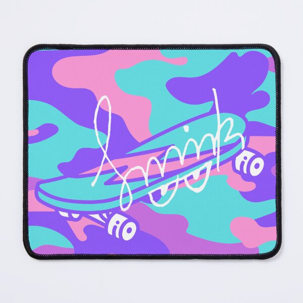 Item preview, Smirk Pink Camouflage Skateboard designed and sold by efoze.