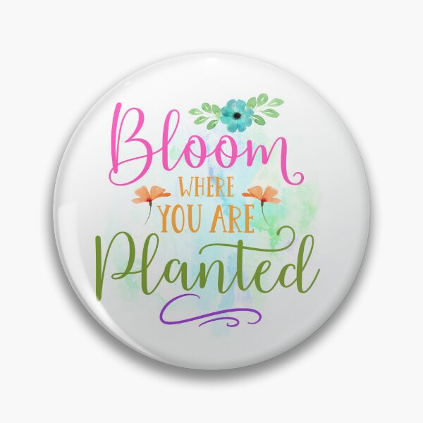 Item preview, Bloom Where You are Planted I  Spring Decor designed and sold by younghopes.