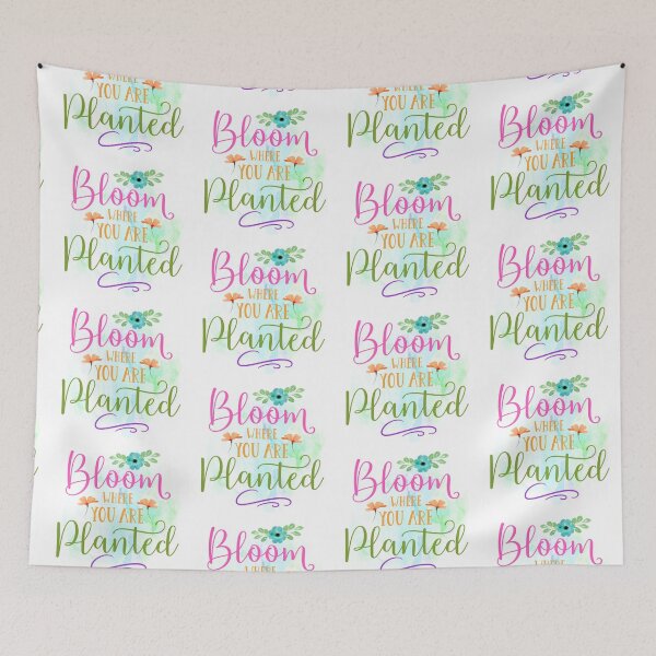 Item preview, Bloom Where You are Planted I  Spring Decor designed and sold by younghopes.