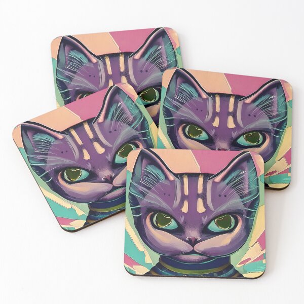 Item preview, Retro tones cat designed and sold by ibelieveimages.