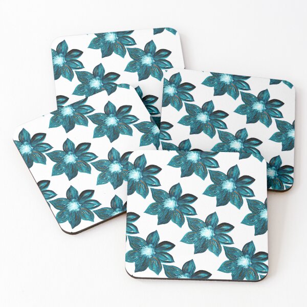 Item preview, Turquoise Flowers designed and sold by SkillUp.