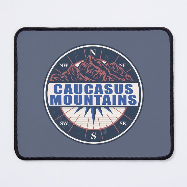 Item preview, Caucasus Mountains Vintage Mountain Hiking Design designed and sold by CynthiaGraphics.