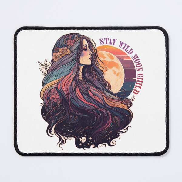 Item preview, Retro Moon Goddess | Stay Wild Moon Child designed and sold by TheJadeCat.