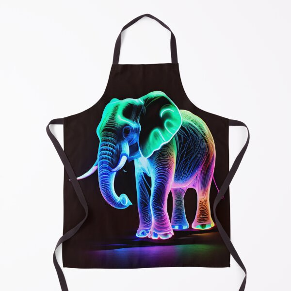 Item preview, Fluorescent Safari Elephant designed and sold by mcmtdesigns.