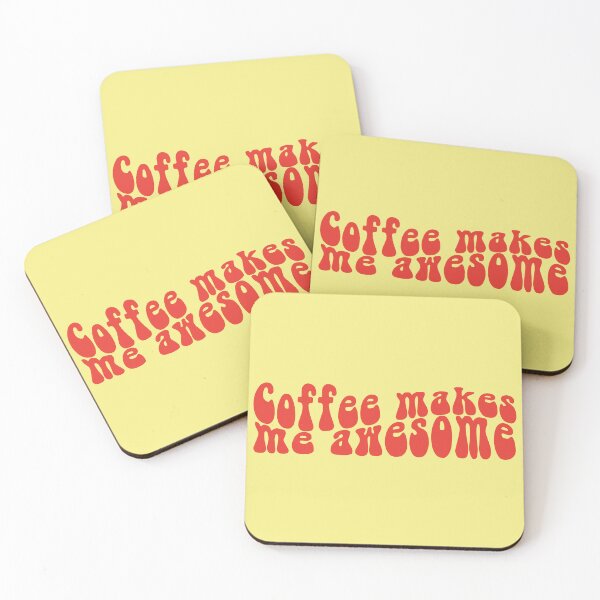 Item preview, Coffee Makes Me Awesome designed and sold by hardscuffle.