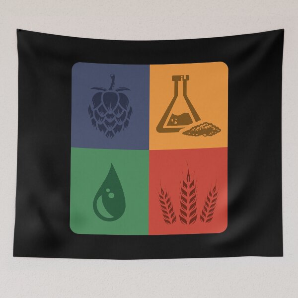 Item preview, Beer Ingredients Retro designed and sold by DKdesigns27.