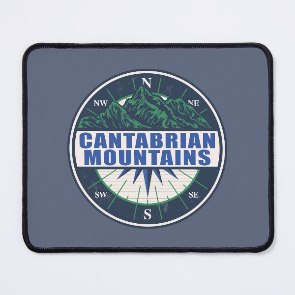 Item preview, Cantabrian Mountains Spain Vintage Mountain Hiking Design designed and sold by CynthiaGraphics.