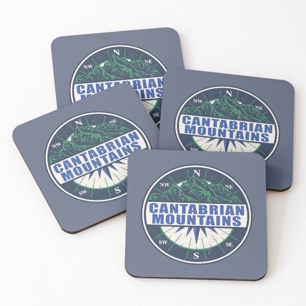 Item preview, Cantabrian Mountains Spain Vintage Mountain Hiking Design designed and sold by CynthiaGraphics.