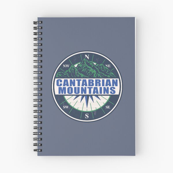 Item preview, Cantabrian Mountains Spain Vintage Mountain Hiking Design designed and sold by CynthiaGraphics.
