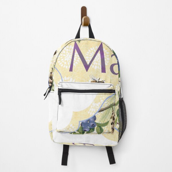 Item preview, Maine Motif Illustration for Travelers US State Collection ME Honeybee White Pine Wild Blueberry designed and sold by JourneyHomeMade.