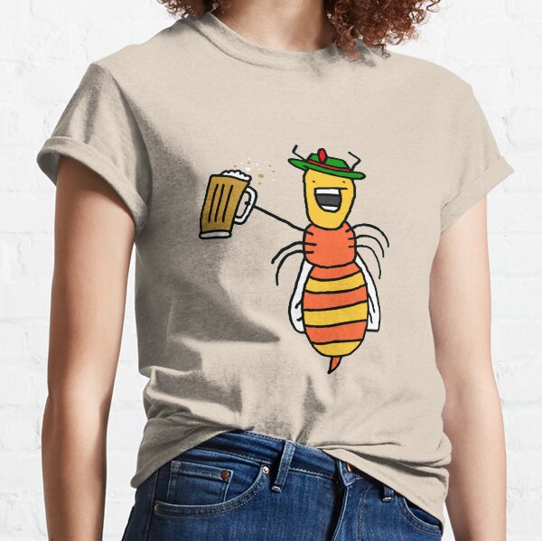 German Oktoberfest Wasp - Willy Bum Bum Classic T-Shirt