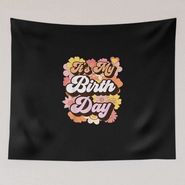 Item preview, Girls It's My Birthday Groovy Teen Retro Womens Birthday  designed and sold by jounior ⭐⭐⭐⭐⭐.
