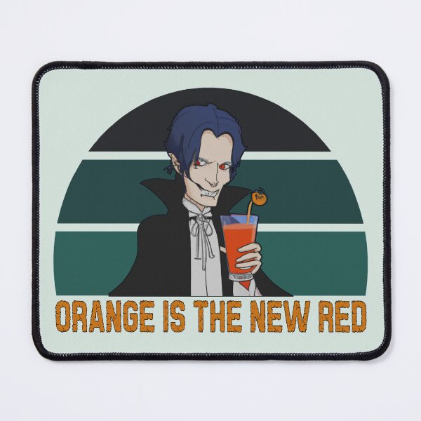 Item preview, Orange is the new red - vampire drinking orange juice designed and sold by SidTastic .